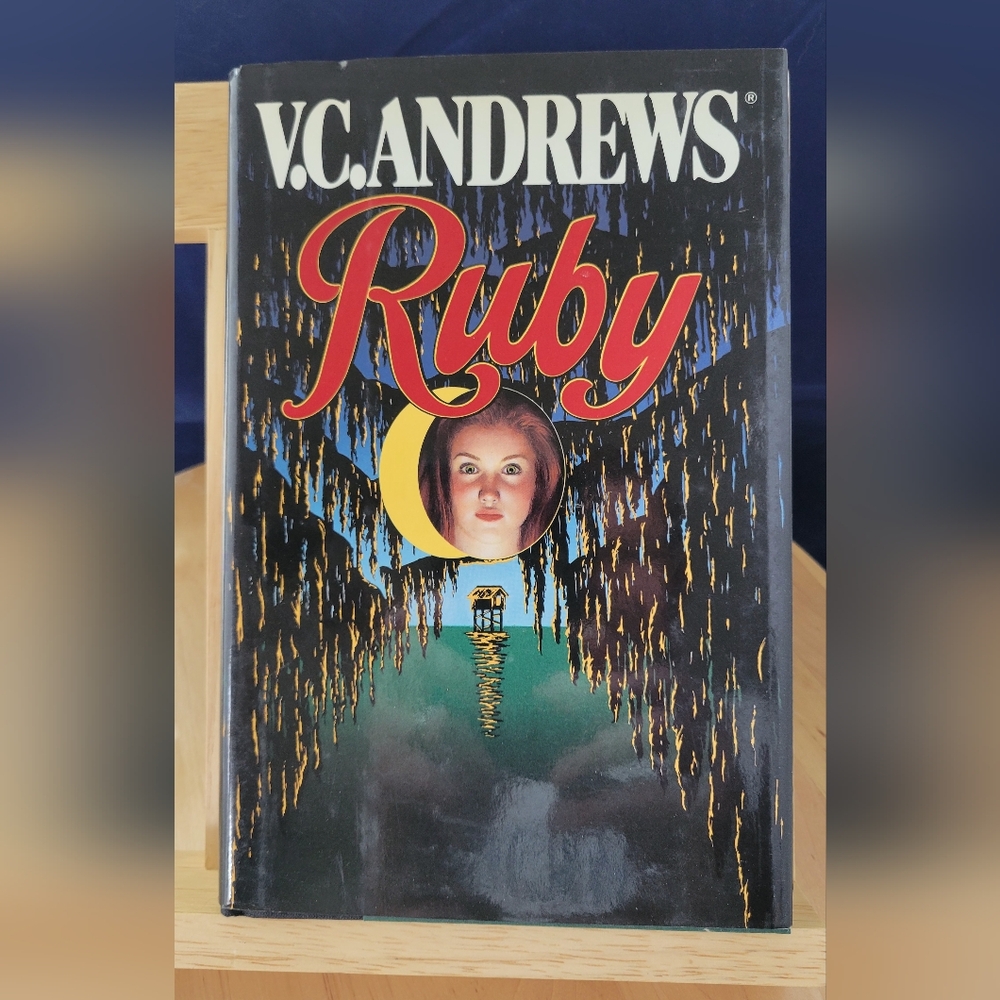 VC Andrews Ruby Hardcover Novel Book 1994 Slipcover Landry Family Series VG COND